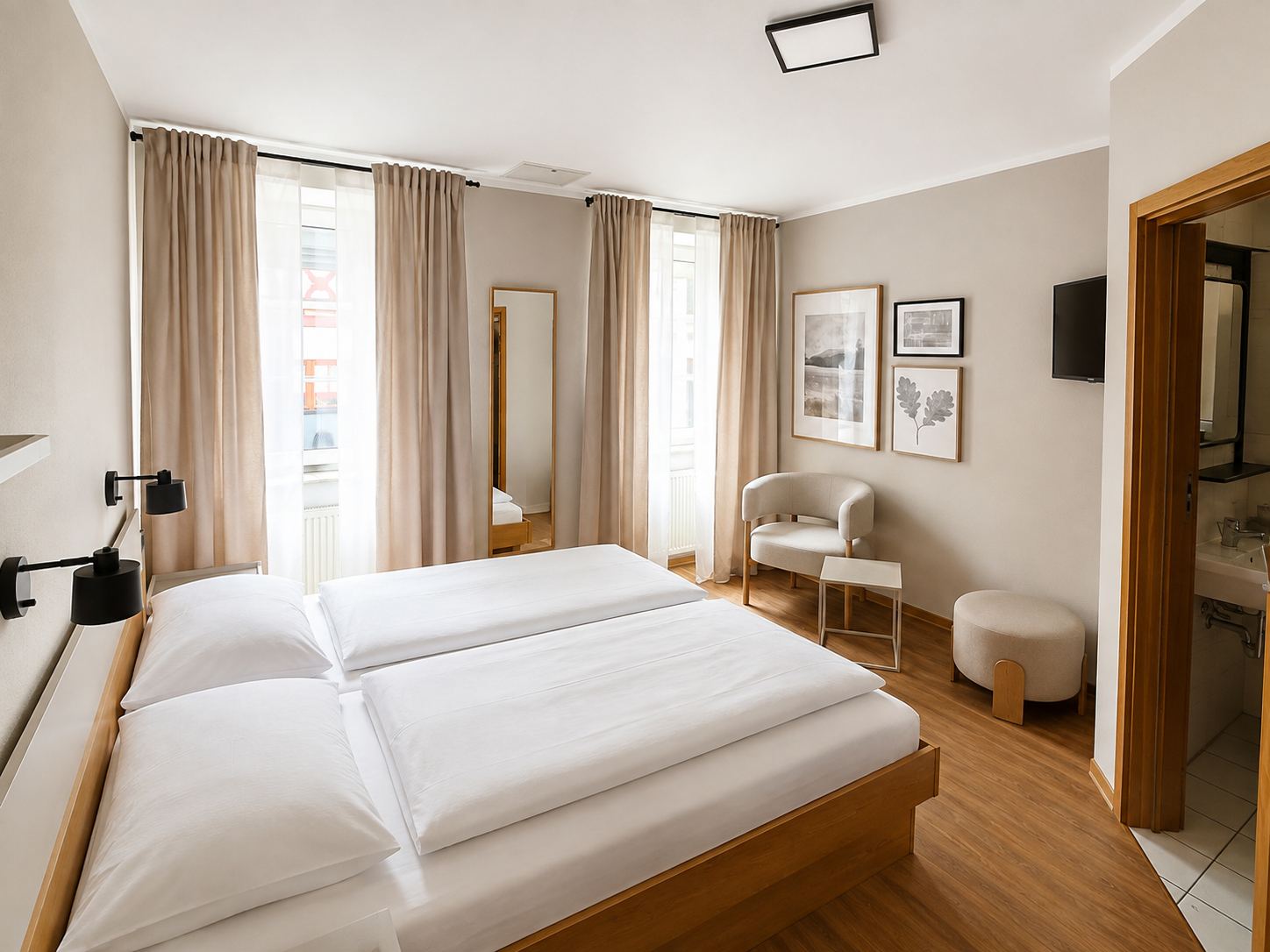 Doppelzimmer im Landgasthof zum Löwen